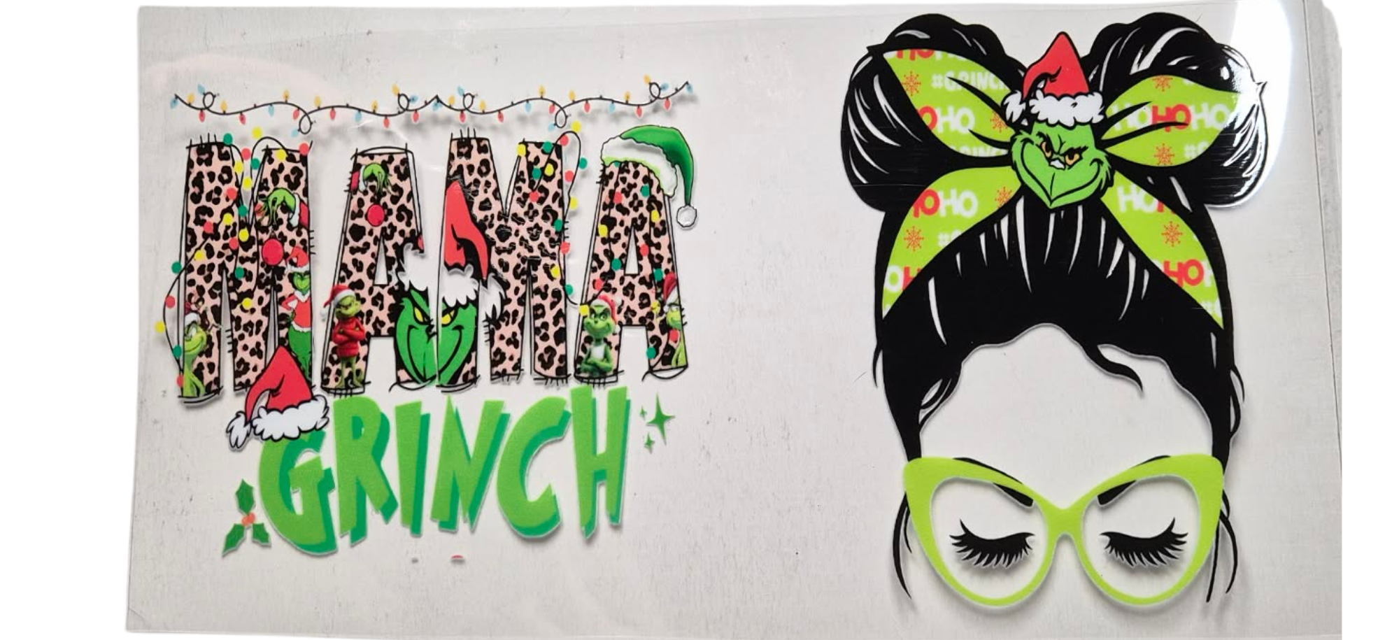 Mama Grinch 16 oz Wrap