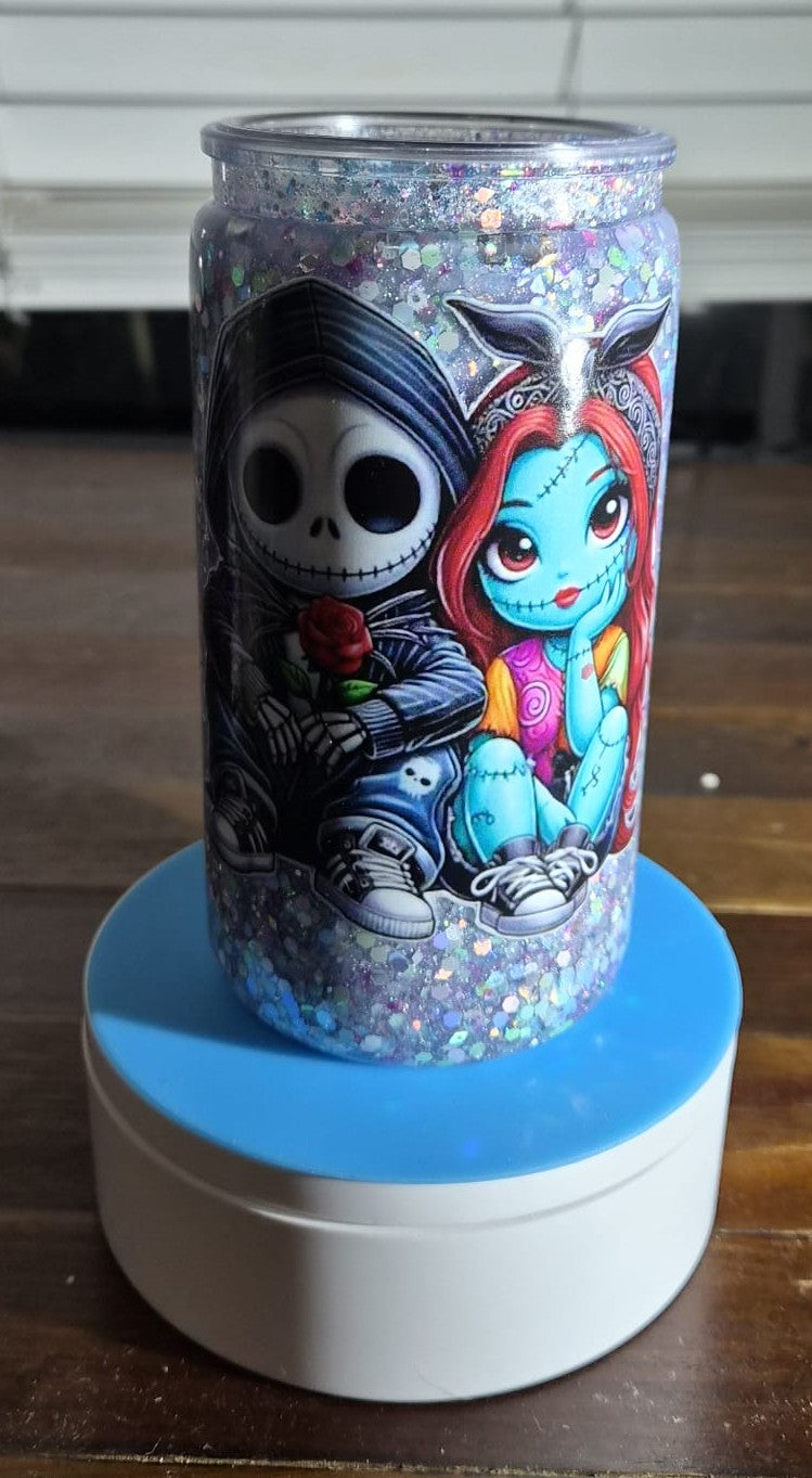 Jack & Sally 16 oz Tumbler