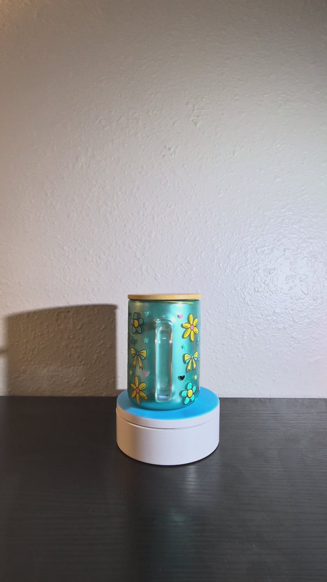 15 oz Glass Duck Coffee Mug